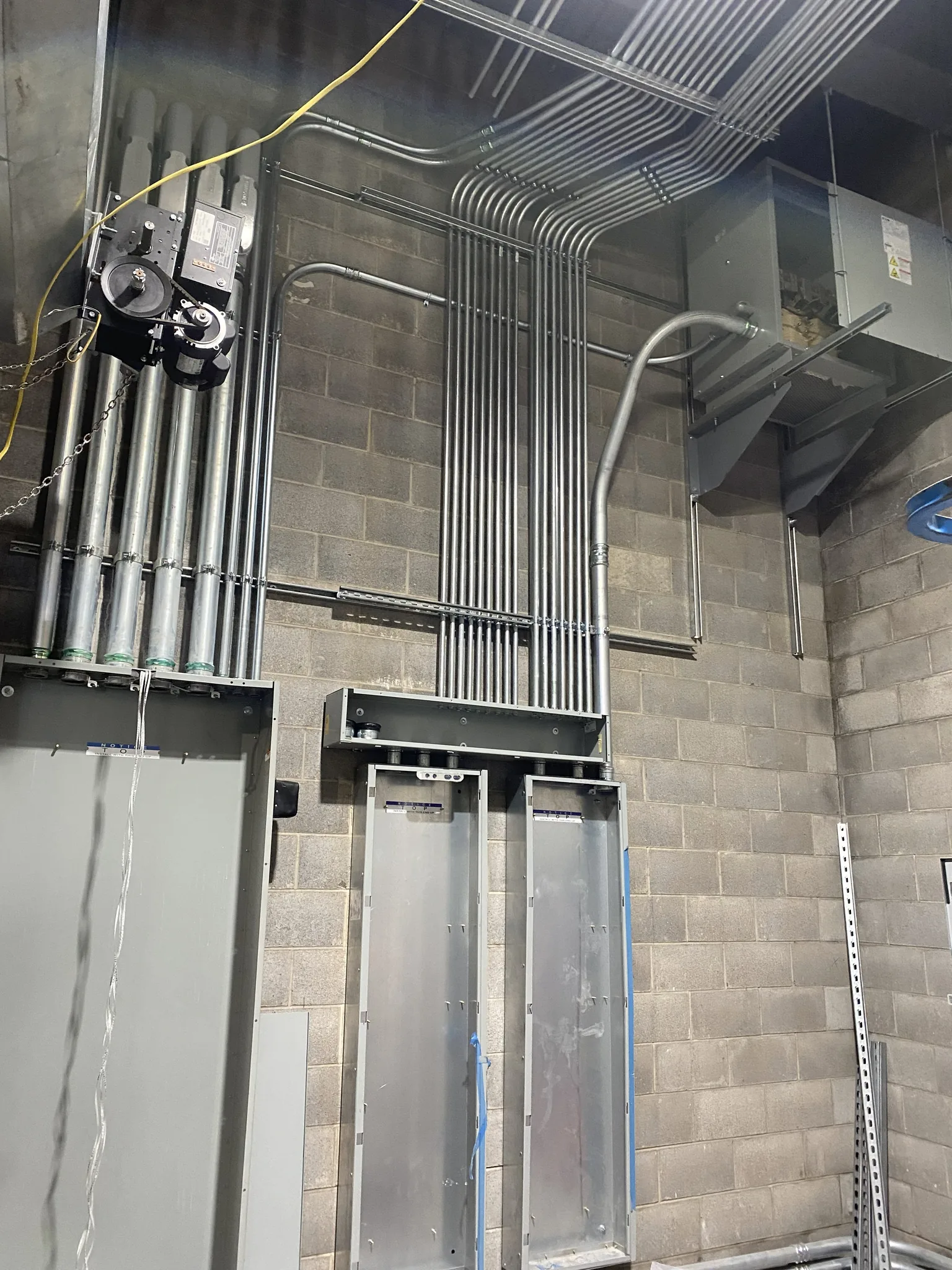 Commercial conduit room